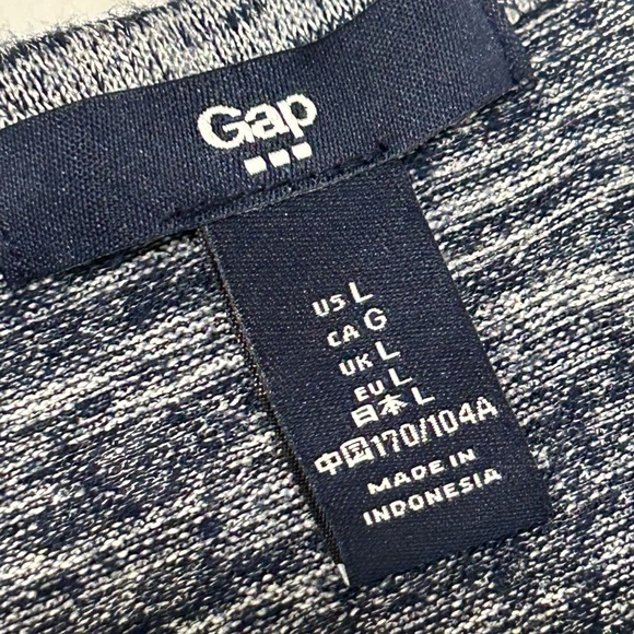 GAP Blue Heather Tank Top - Picture 3 of 4